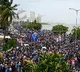 Mumbai marine drive filled with crowd awaiting for Team India