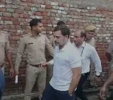Rahul Gandhi meets families of Hathras stampede victims