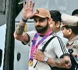 Virat Kohli leaves for London after victory celebration in Mumbai