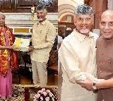 Andhra CM Naidu meets FM Sitharaman, Defence Minister Rajnath