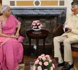 Chandrababu Naidu meet with union minister Nirmala Sitharaman