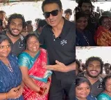 Actor Sonu Sood Visited Kumari Aunty Food Stall in Hyderabad