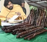 Pawan Kalyan orders should not leave any one who behind Red Sandle sumggling
