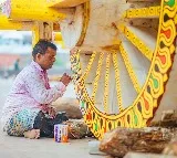 Stage set for grand Rath Yatra of Lord Jagannath in Puri