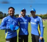 1st T20I: Abhishek, Jurel, Parag handed debuts as India elect to field first against Zimbabwe