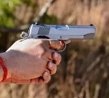 Delhi Woman Watching Group Fighting from Rooftop Shot at Accidentally