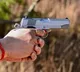 Delhi Woman Watching Group Fighting from Rooftop Shot at Accidentally