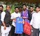 India pacer Siraj felicitated by Telangana CM