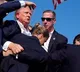Donald Trump was fired a series of gunshots at a campaign rally on Saturday in Pennsylvania