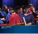 Anna Konidela recieves masters degree from Singapore University