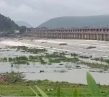 Water flooded to Prakasam Barrage in Vijayawada