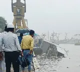 INS Brahmaputra Severely Damaged In Fire Lying On Its Side