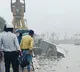 INS Brahmaputra Severely Damaged In Fire Lying On Its Side