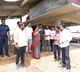 Nara Bhuvaneswari visits their own house construction at Shivapuram in Kuppam constituency