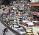 Google maps says walking is better than driving on Bengluru roads