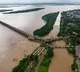 Water level raises in Godavari at Dhavaleswaram