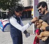 Ram Charan met PV Sindhu in Olympic village
