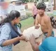 Girl and her family members beaten a thug in Machilipatnam