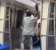 Delhi Metro passenger hits man with a slipper on his face