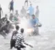 video shows people mistreating a woman during rain and causing a ruckus under the Taj Hotel bridge