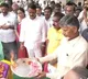 CM Chandrababu offers Jala Harathi to Krishna River at Srisaialam project