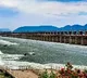 Heavy ongoing flood flow in Krishna river