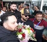 Ram Charan receives grand welcome in Melbourne