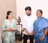 Telangana: Deepa Dasmunshi, Seethakka tie rakhi to CM Revanth Reddy