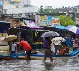 Amaravati Meteorological Center has warned of moderate to heavy rains in Andhra Pradesh on Sunday