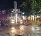 Man Sits On Chair In Middle Of UP Road Gets Hit By Truck