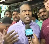 KA Paul visits flood hit areas in Vijayawada