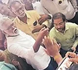 flood victims Fires on former ysrcp mla