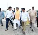 Union minister Shivraj Singh Chouhan takes aerial survey at Vijayawada flood hit areas