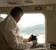 CM Chandrababu takes aerial survey on flood hit areas