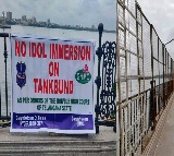 Immersion of only clay idols allowed in Hyderabad’s Hussain Sagar