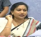 Anitha press meet on boats hitting Prakasam Barrage