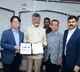 Chandrababu thanked KIA Motors India for their huge donation