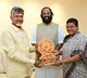 Uttam Kumar Reddy and his wife met AP CM Chandrababu in Amaravati