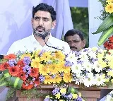 Nara Lokesh visits Ganesh Pandal in Mangalagiri