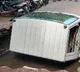 A water tanker of the Pune municipal body disappeared inside a large hole on Road