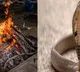 man died after a snake bite him in following which locals burnt the reptile alive on his funeral pyre