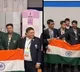 In the viral video Pakistan chess team players seen holding Indias flag