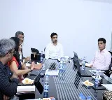 Minister Nara Lokesh Reveiw Meeting on Schoool Eductaion