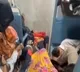 Man Uses Bedsheet To Make A Hammock And Sleeps In Overcrowded Train