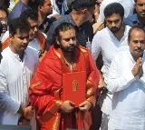 Deputy CM Pawan Kalyan at Tirumala