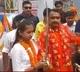 BJP MLA distributes swords among girls in Bihar’s Sitamarhi