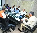 Chandrababu review on Civil supply and Agriculture