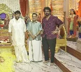 Chiranjeevi and Nagarjuna attends Kalyan Jewellers Navaratri celebrations
