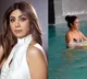 Shilpa Shetty shows how to stay fit in the pool