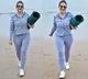 Manisha Koirala loves practising Yoga on Mumbai beaches